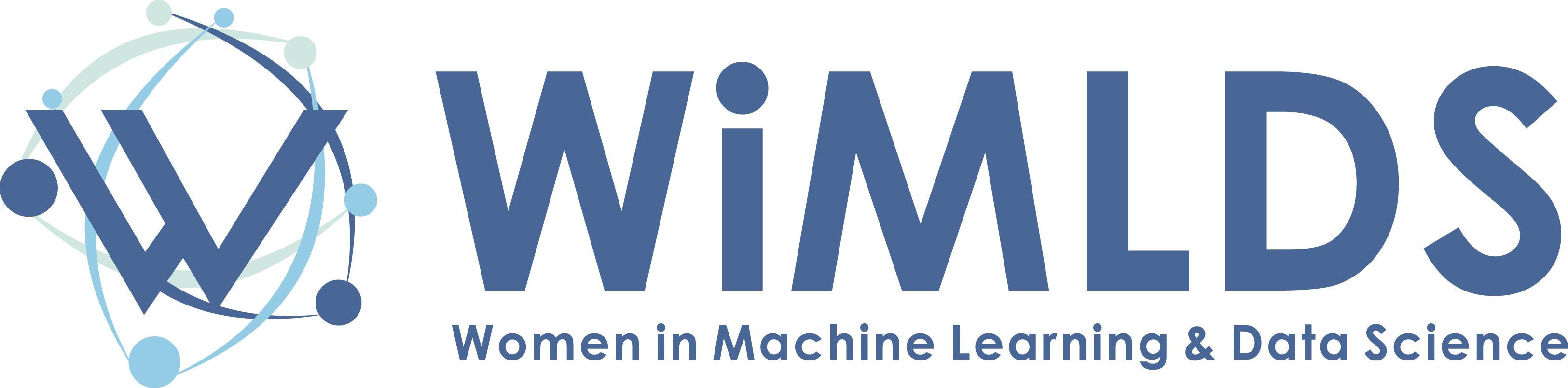 Women in machine learning and data science logo